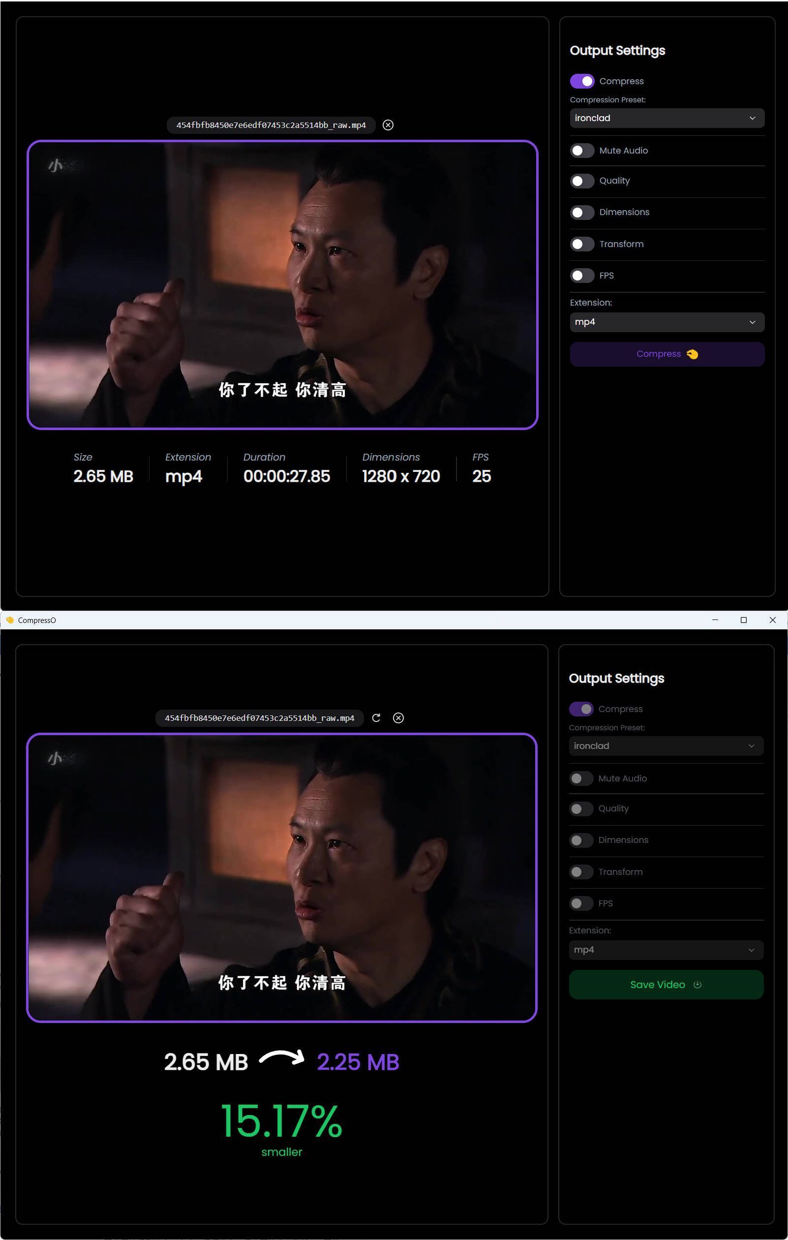 CompressO V1.4.0：免费开源跨平台视频压缩软件 – 高效压缩视频工具_摸鱼资源网