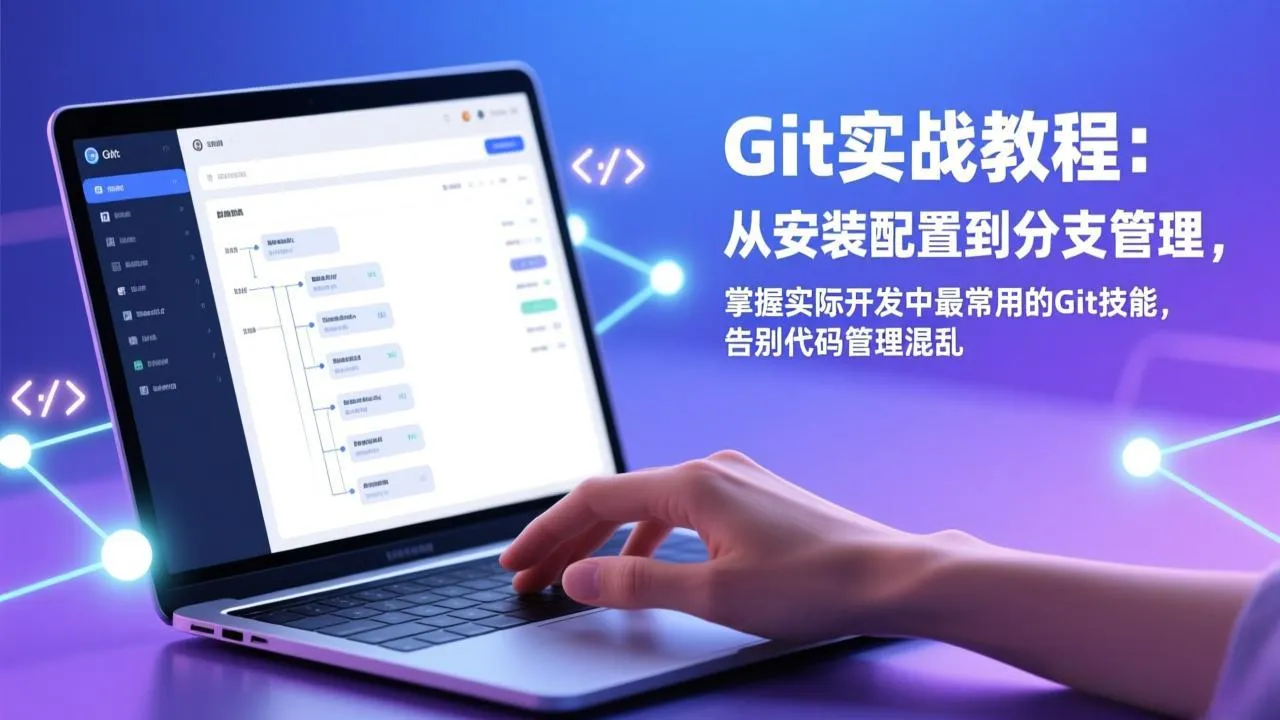 Git实战教程：从安装配置到分支管理，掌握实际开发中最常用的Git技能，告别代码管理混乱_摸鱼资源网