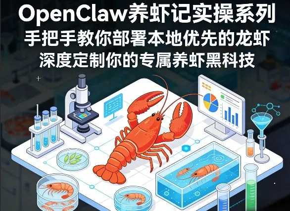 OpenClaw养虾记实操系列，手把手教你部署本地优先的龙虾，深度定制你的专属养虾黑科技_摸鱼资源网