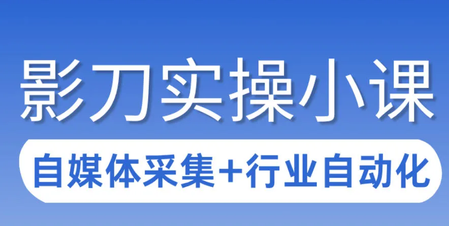 3天攻克影刀RPA：自媒体数据采集+行业自动化全流程_摸鱼资源网