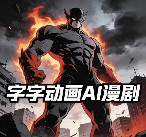 字字动画AI漫剧2026年第1期系统课程，小白看完就能学会实操的漫剧课，单人月收1-3W_摸鱼资源网