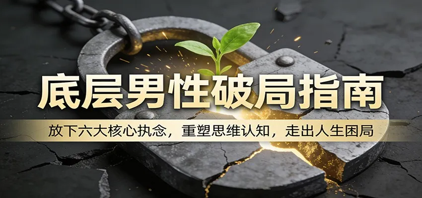 底层男性破局指南:放下六大核心执念,重塑思维认知,走出人生困局 底层男性破局指南:放下六大核心执念,重塑思维认知,走出人生困局