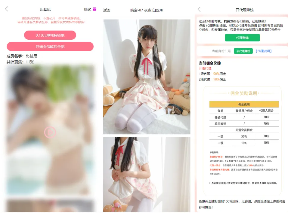 2025最新图片写真视频打赏系统源码 测试可用带教程-摸鱼资源网