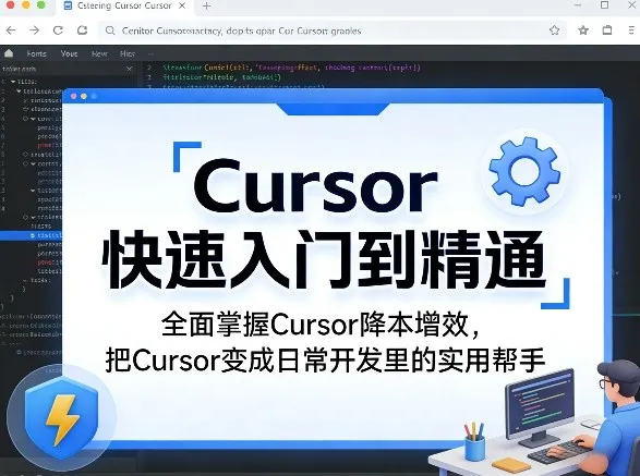 Cursor快速入门到精通，全面掌握Cursor降本增效，把Cursor变成日常开发里的实用帮手_摸鱼资源网
