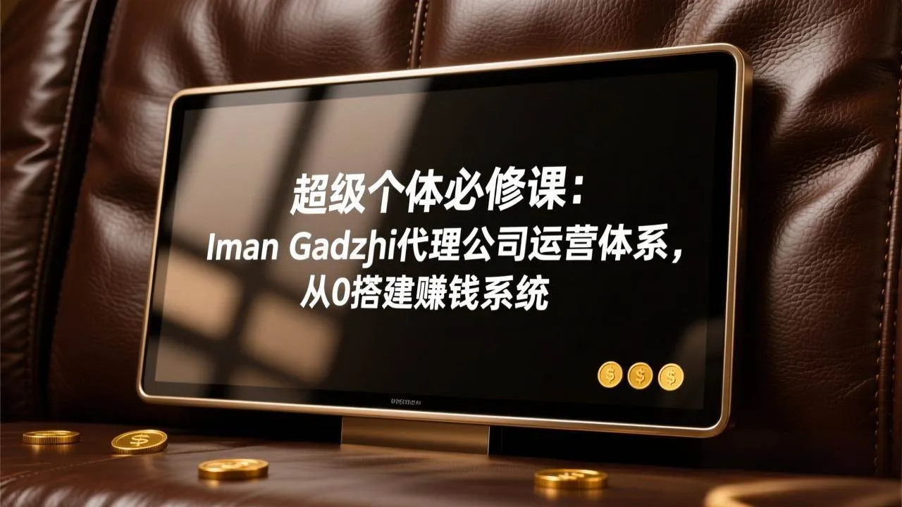 （17525期）超级个体必修课：Iman Gadzhi代理公司运营体系，从0搭建赚钱系统_摸鱼资源网
