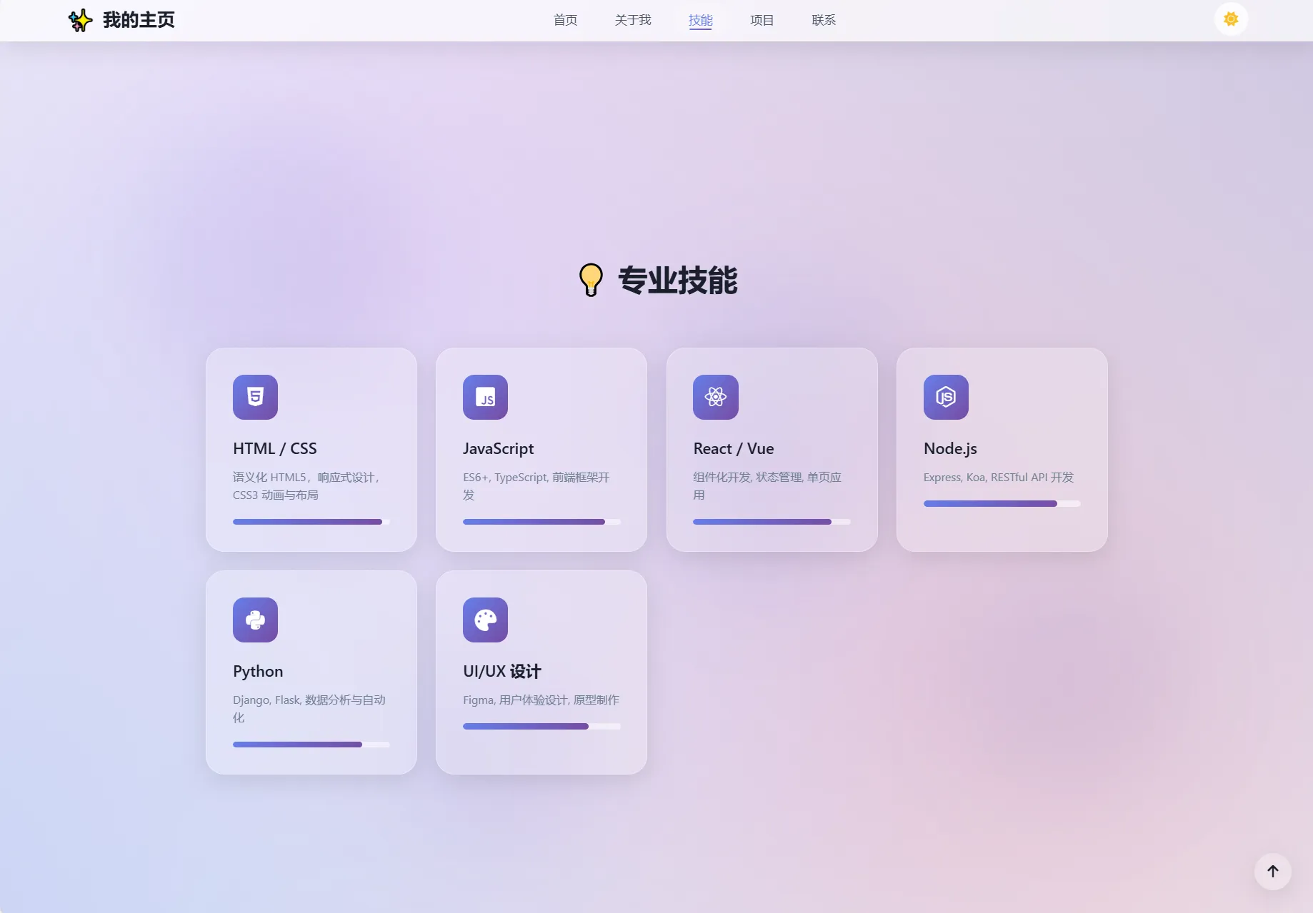 2026最新精美个人主页系统源码