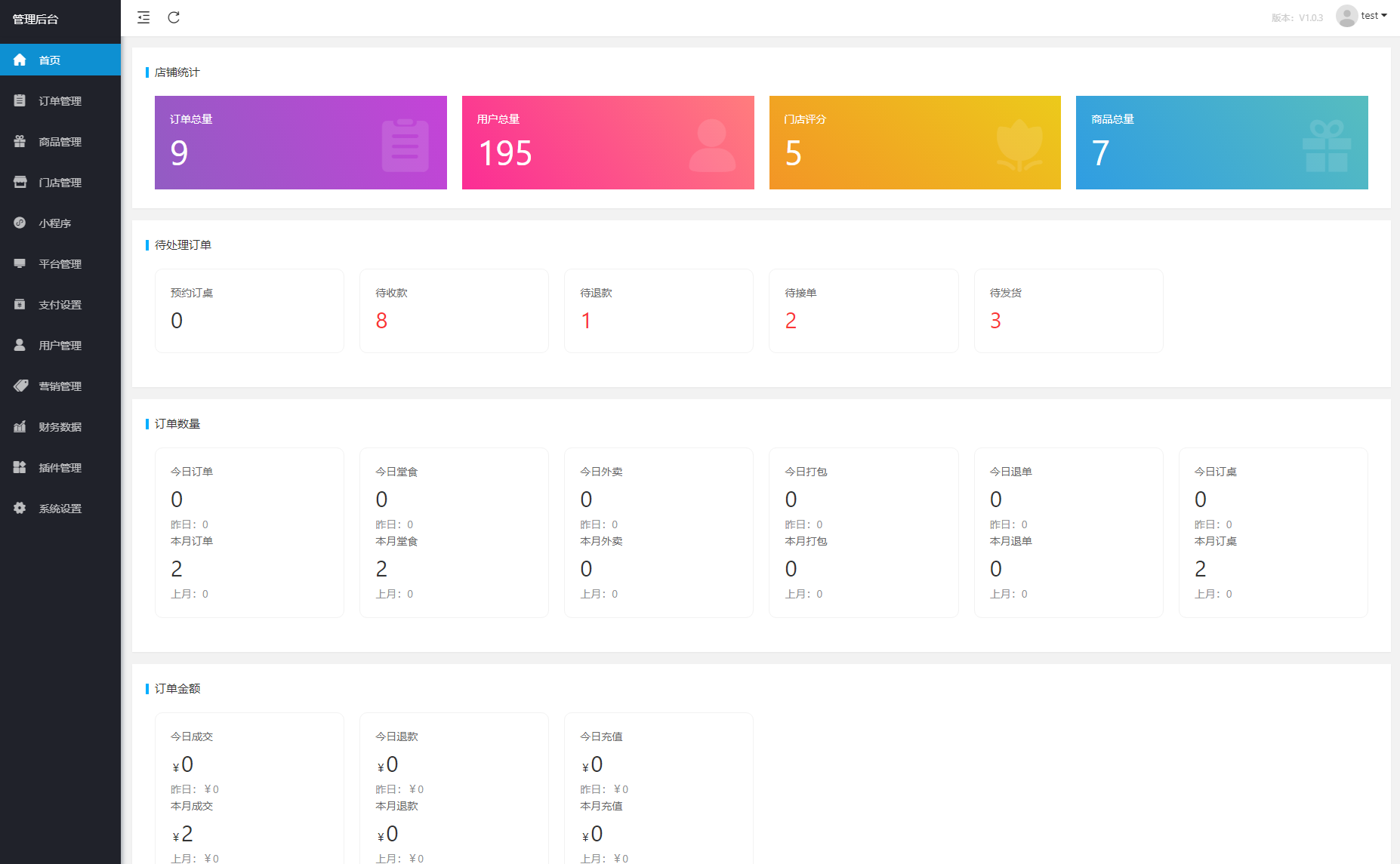 扫码点餐外卖配送系统（多端小程序+H5）开源版-摸鱼资源网