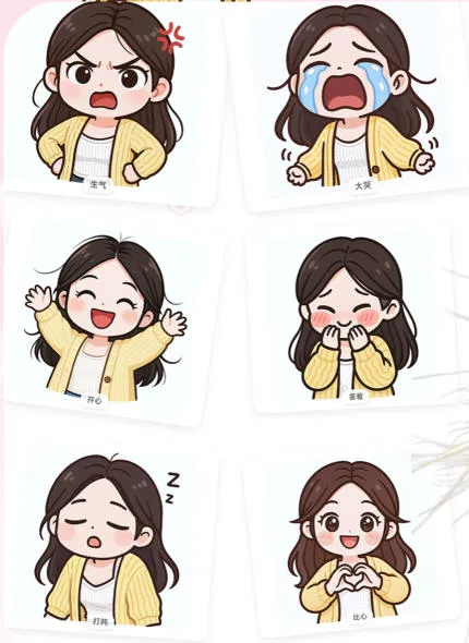 一张照片秒变多种表情包，三步就能拥有专属表情包库，零门槛玩转社交新玩法【文档】_摸鱼资源网