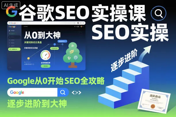 谷歌SEO实操课,Google从0开始SEO全攻略,逐步进阶到大神(更新26年) 谷歌SEO实操课,Google从0开始SEO全攻略,逐步进阶到大神(更新26年)