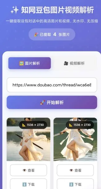 豆包无水印解析1.0.0_摸鱼资源网