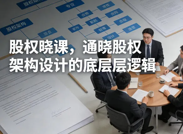 股权晓课，通晓股权架构设计的底层逻辑_摸鱼资源网