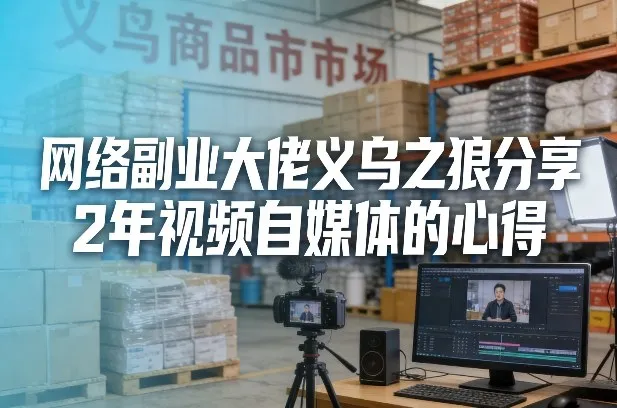 网络副业大佬义乌之狼分享2年视频自媒体的心得【文档】_摸鱼资源网